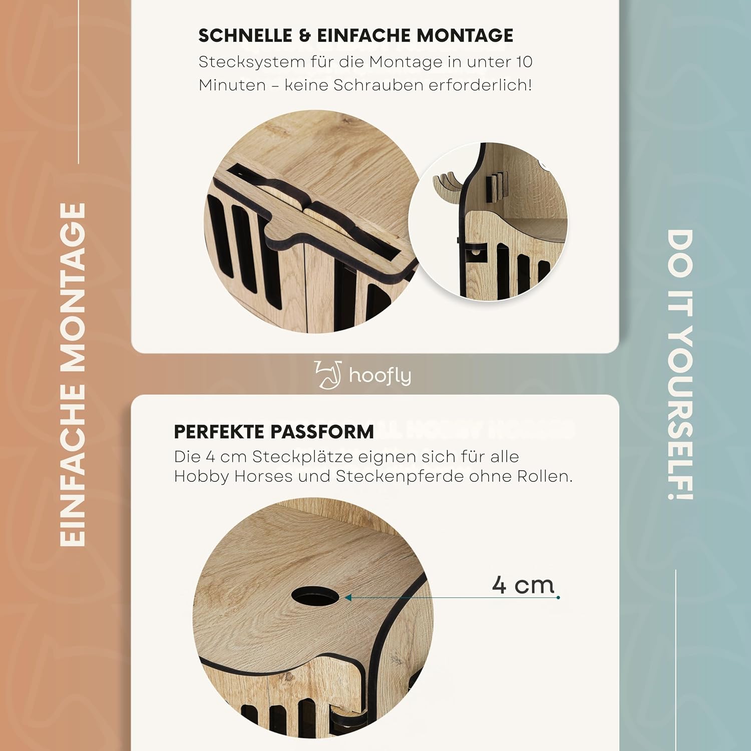 Hobby Horse Stall – In 2 Größen für 1 oder 2 Pferde