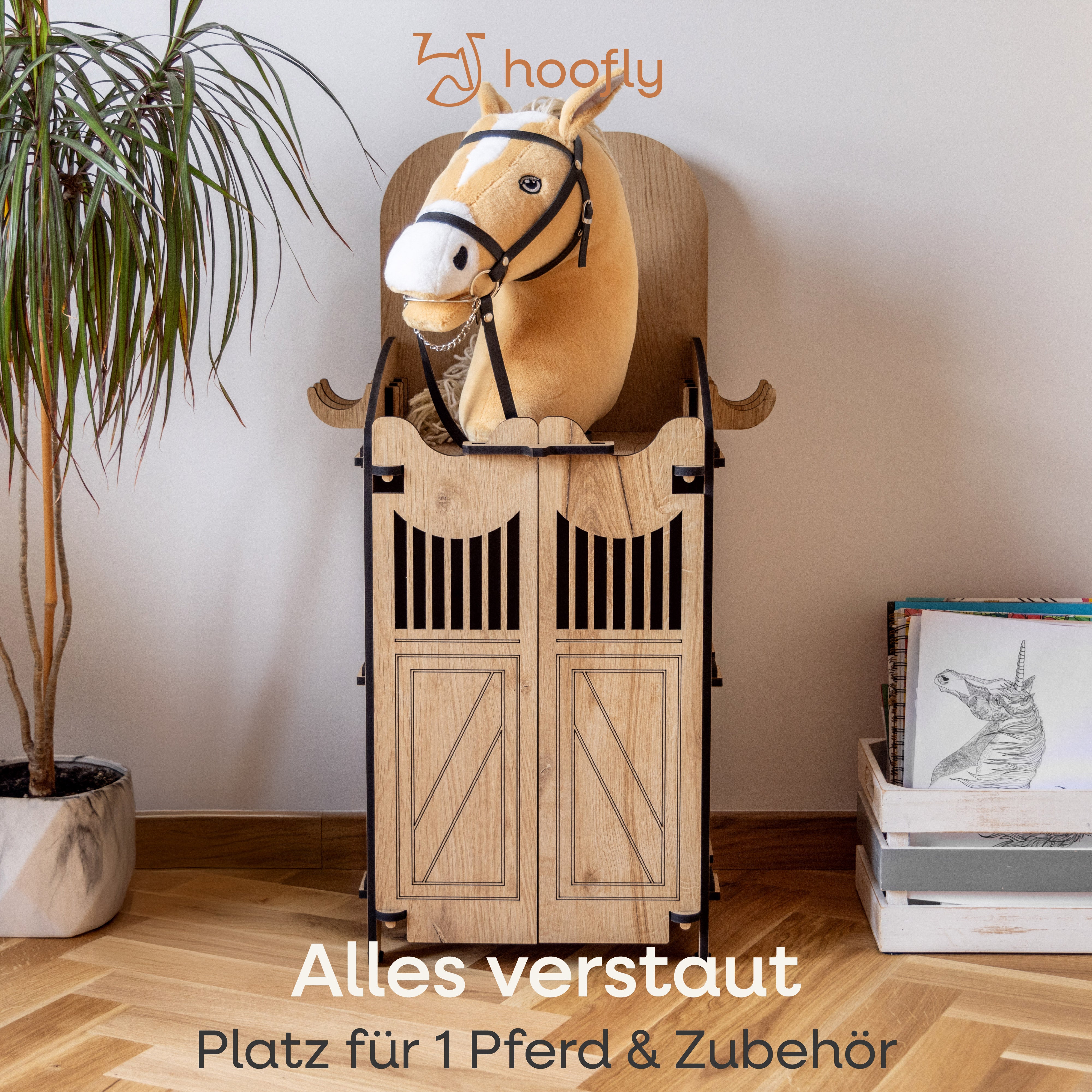 Hobby Horse Stall – In 2 Größen für 1 oder 2 Pferde