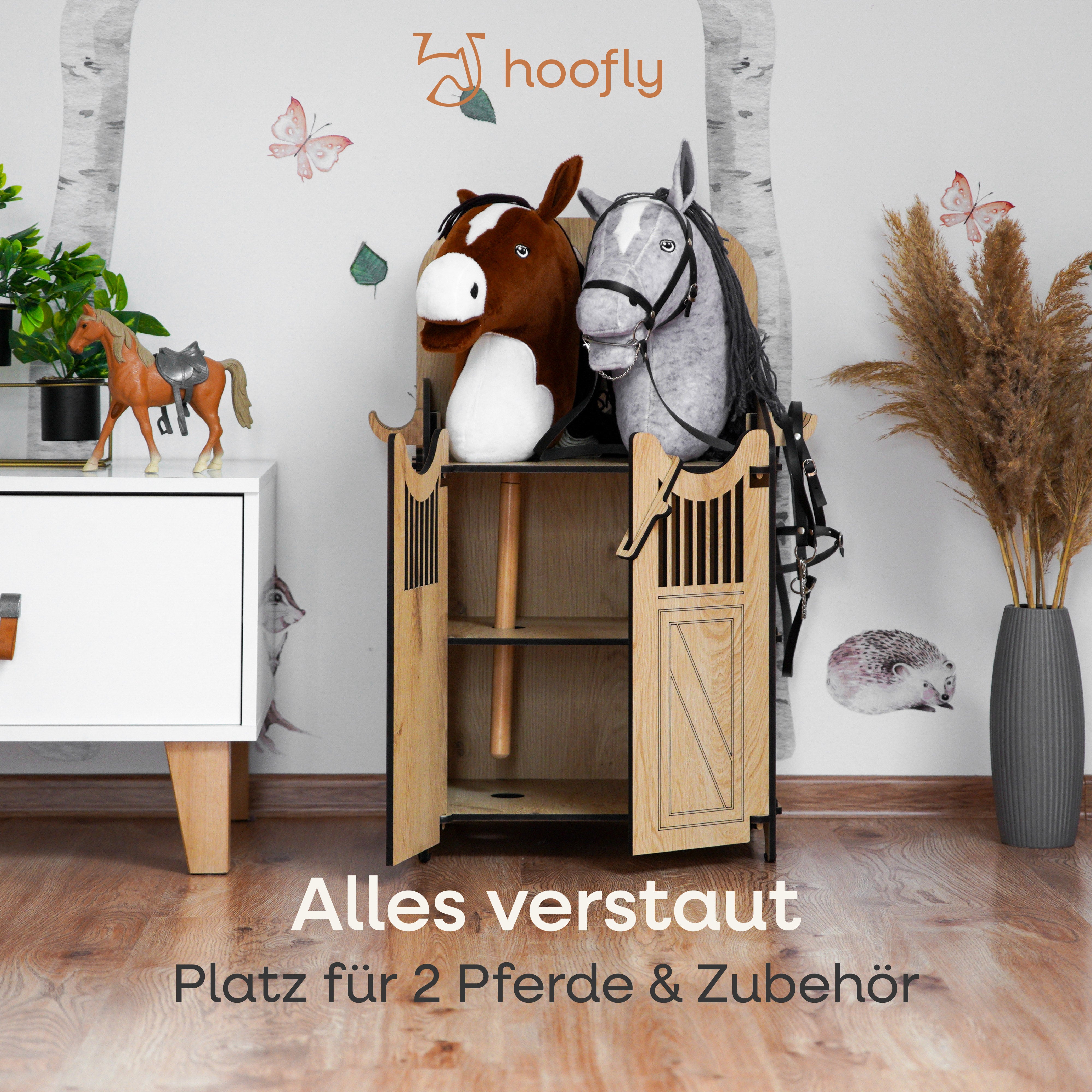 Hobby Horse Stall – In 2 Größen für 1 oder 2 Pferde