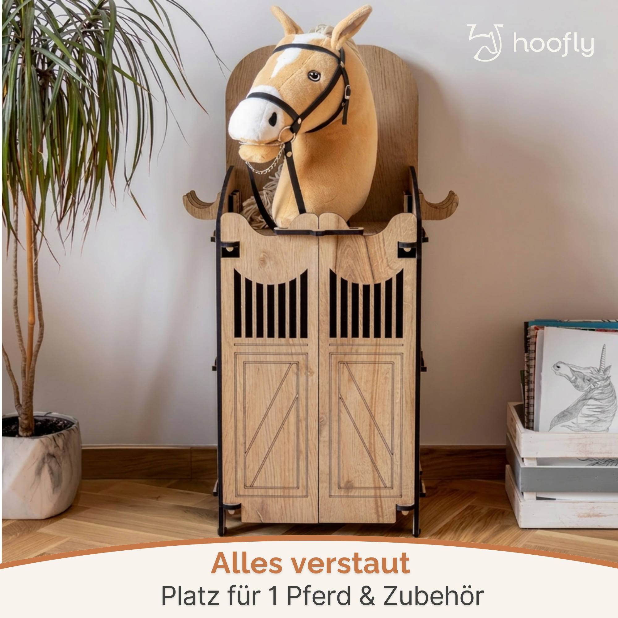 Hobby Horse Stall – In 2 Größen für 1 oder 2 Pferde