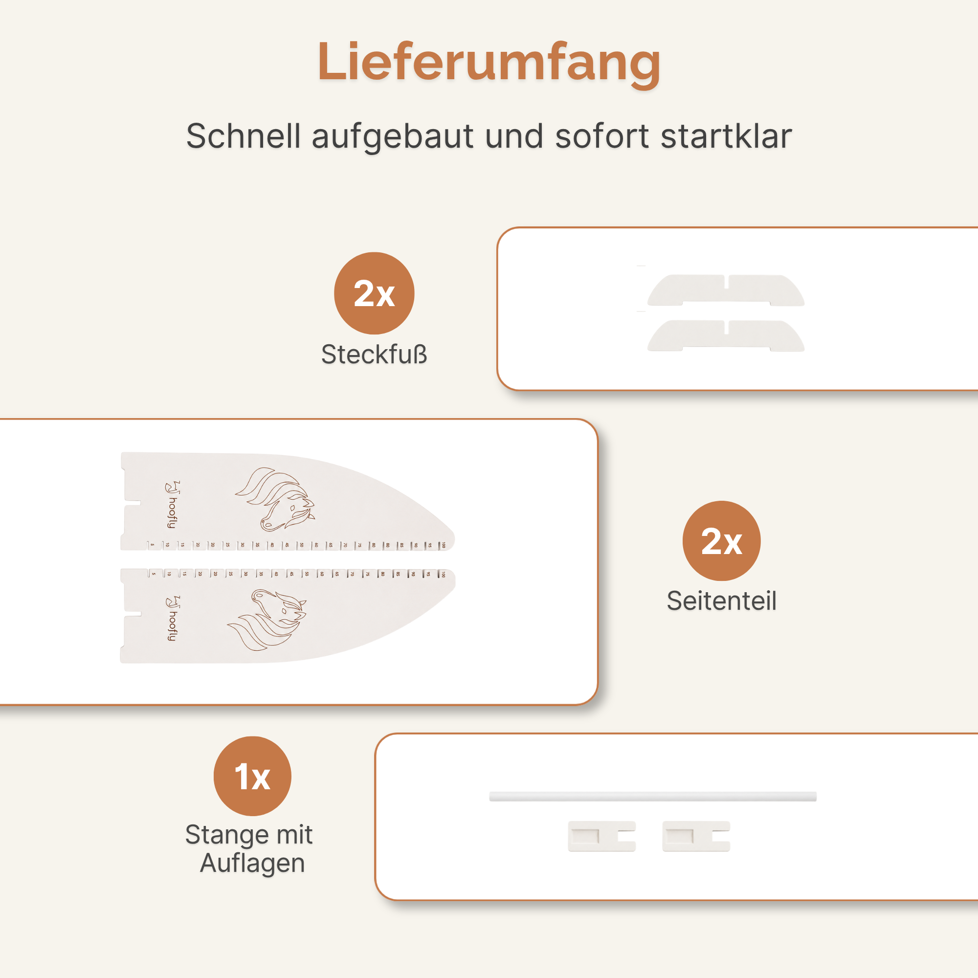 NEU Hobby Horse Hindernisse – 3-teiliges Sprung-Set