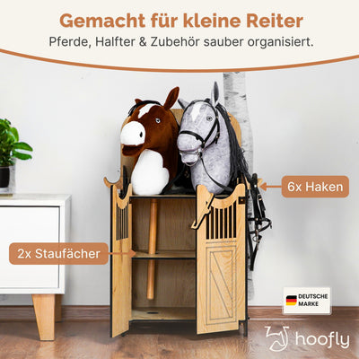Hobby Horse Stall – In 2 Größen für 1 oder 2 Pferde