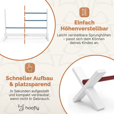 NEU Hobby Horse Hindernisse – 3-teiliges Sprung-Set
