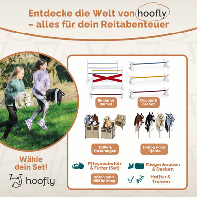 Starter-Set | Hobby Horse Set mit Hindernissen – Perfekter Einstieg ins Reitabenteuer