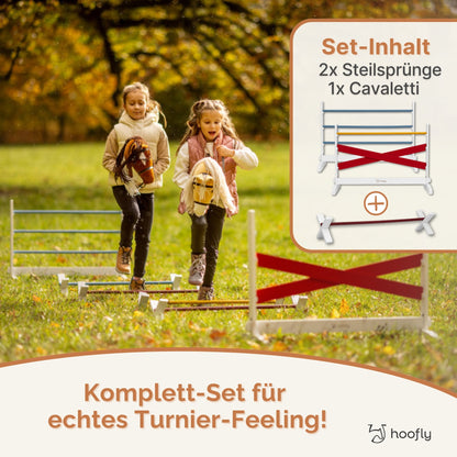 NEU Hobby Horse Hindernisse – 3-teiliges Sprung-Set