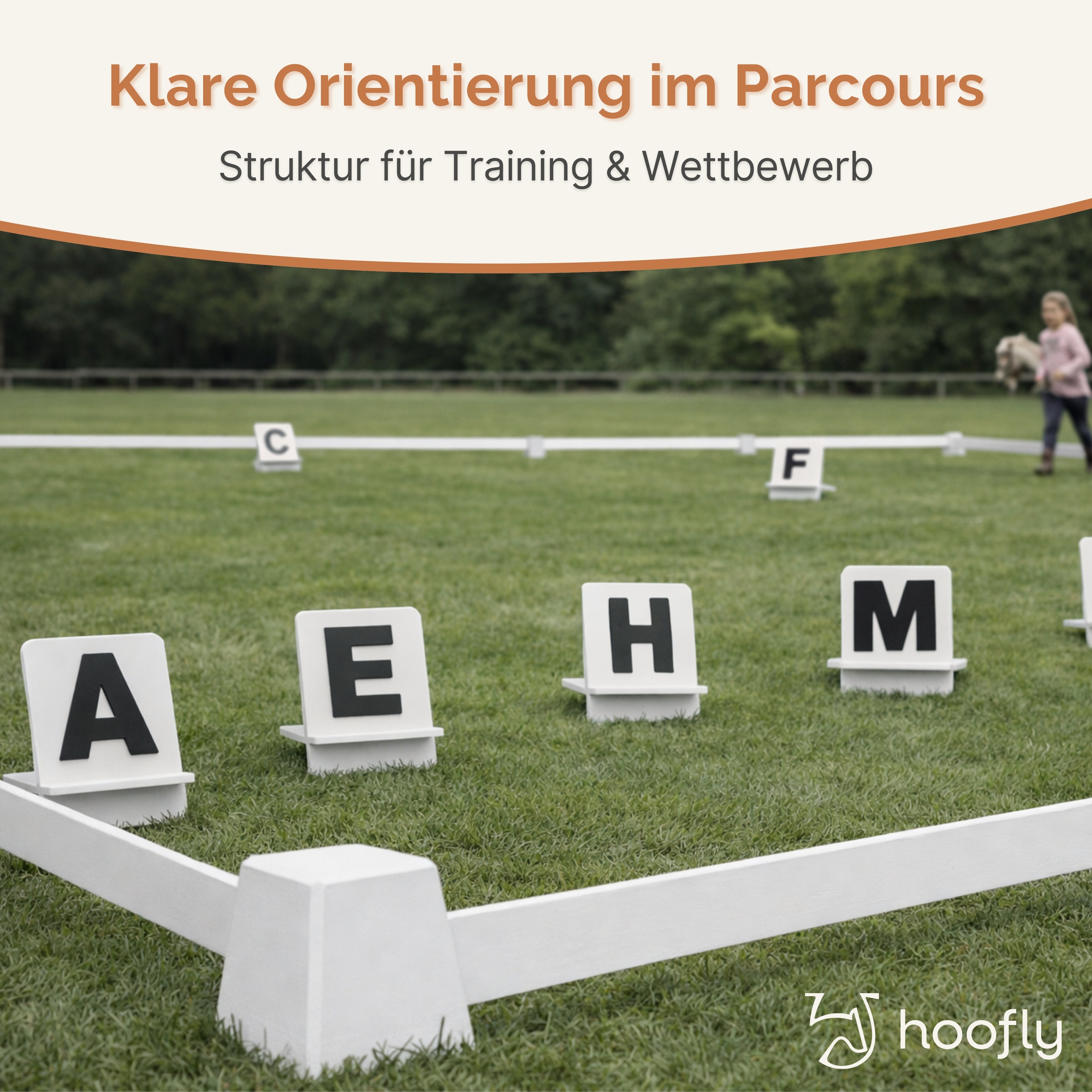 Hobby Horse Dressurset mit Buchstaben & Zahlen – Hochwertiges Sprung- & Turnierset für Training & Wettbewerb