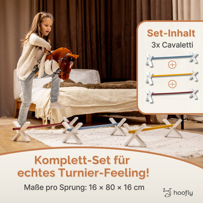 NEU Hobby Horse Hindernisse – 3-teiliges Sprung-Set