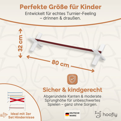 NEU Hobby Horse Hindernisse – 3-teiliges Sprung-Set