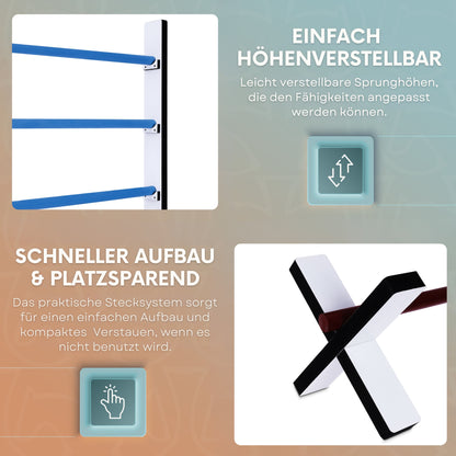 Hobby Horse Hindernisse – 3-teiliges Sprung-Set