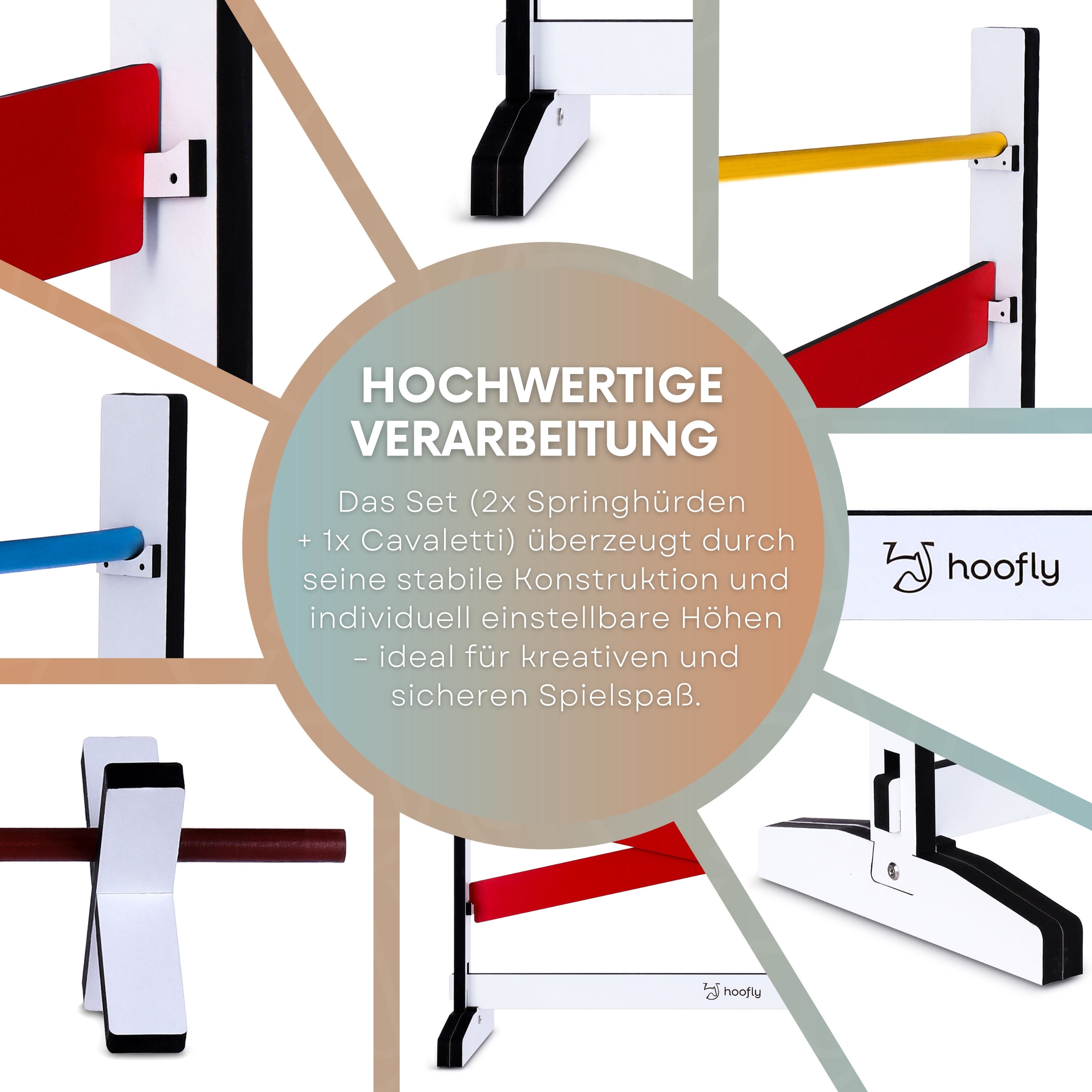 Hobby Horse Hindernisse – 3-teiliges Sprung-Set