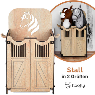 Hobby Horse Stall – In 2 Größen für 1 oder 2 Pferde