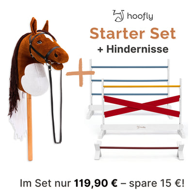 Starter-Set | Hobby Horse Set mit Hindernissen – Perfekter Einstieg ins Reitabenteuer