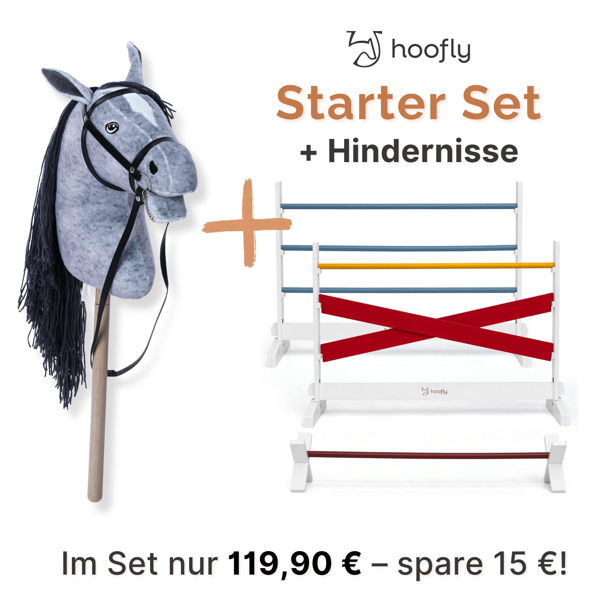 Starter-Set | Hobby Horse Set mit Hindernissen – Perfekter Einstieg ins Reitabenteuer