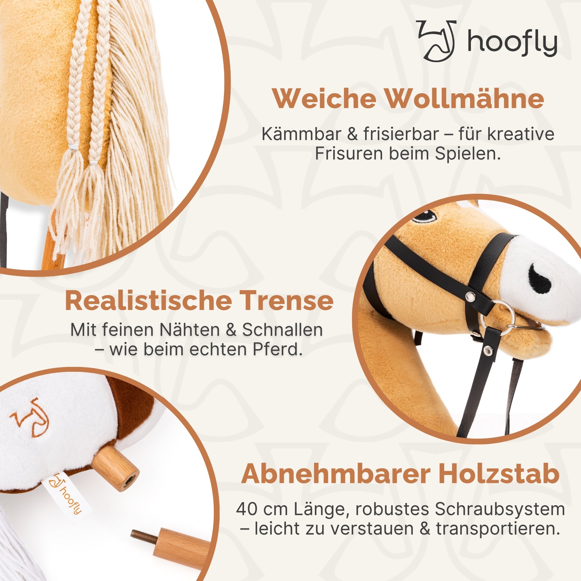 Hobby Horse Pferde - In 4 Farben