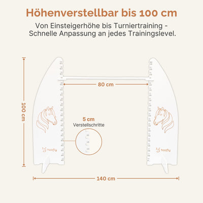 NEU Hobby Horse Hindernisse – 3-teiliges Sprung-Set